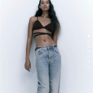 ❤️2 for 15❤️ ZARA Knotted Waist Knit Bralette